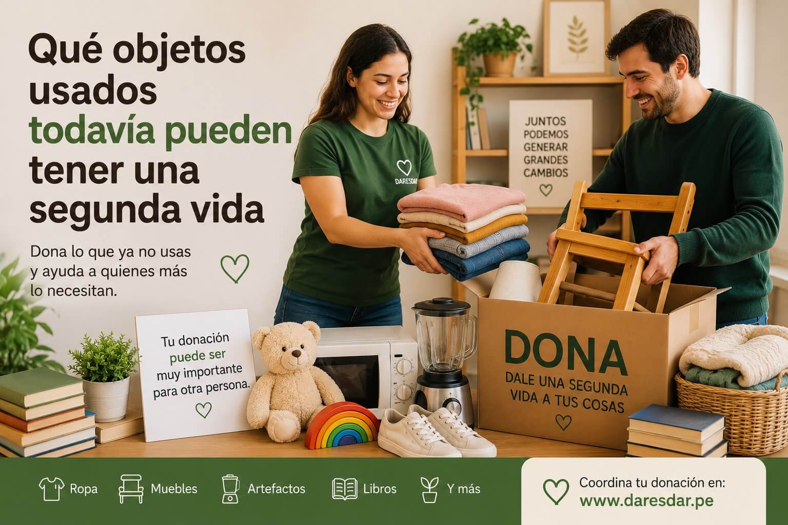 Qué objetos usados todavía pueden tener una segunda vida