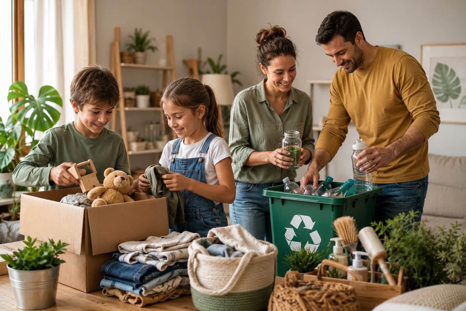 Cómo crear hábitos sostenibles para toda la familia