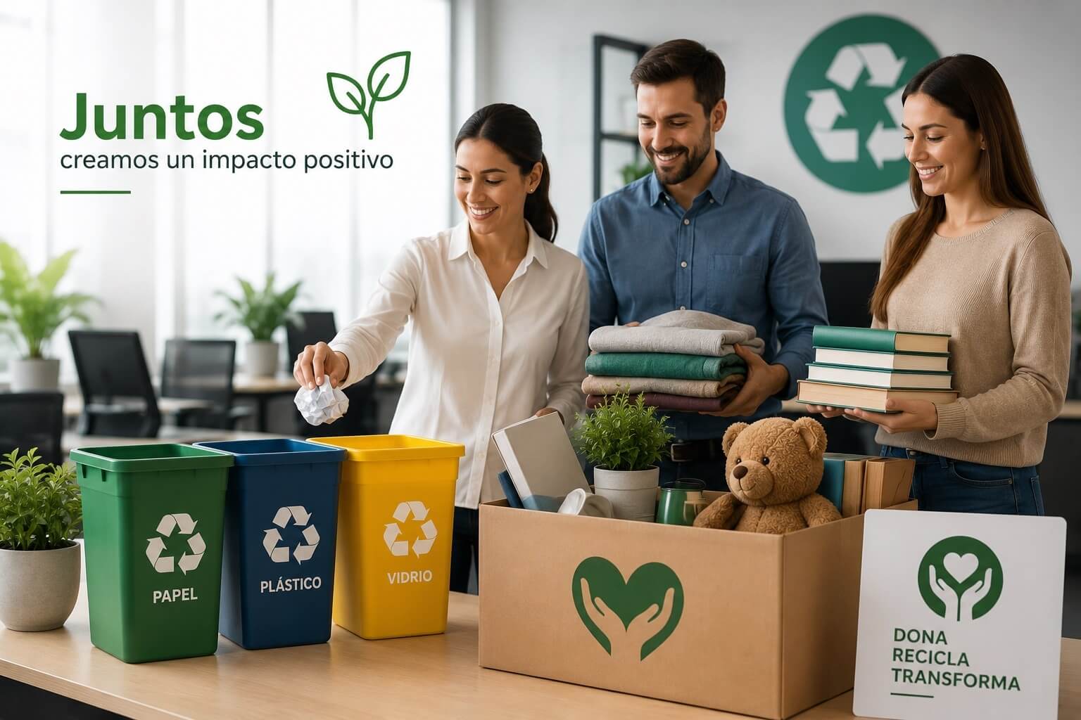 Cómo Crear una Cultura de Reciclaje y Donación en tu Empresa