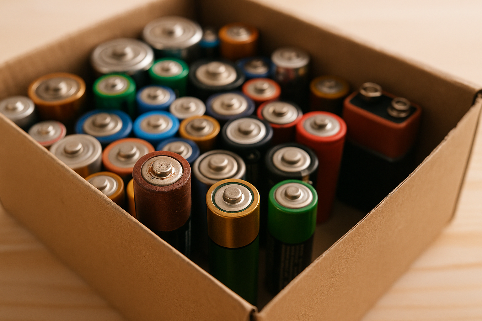 🔋 El destino correcto de pilas usadas