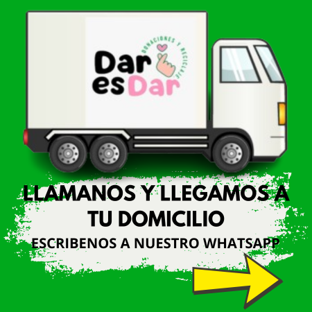 RECOGEMOS A DOMICILIO TU DONACION