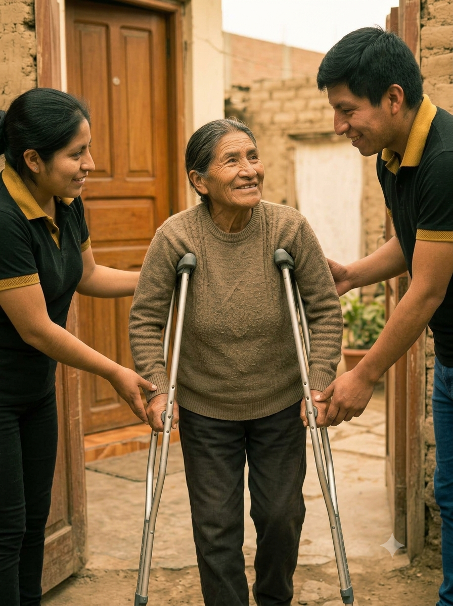 Muletas en buen estado listas para donar