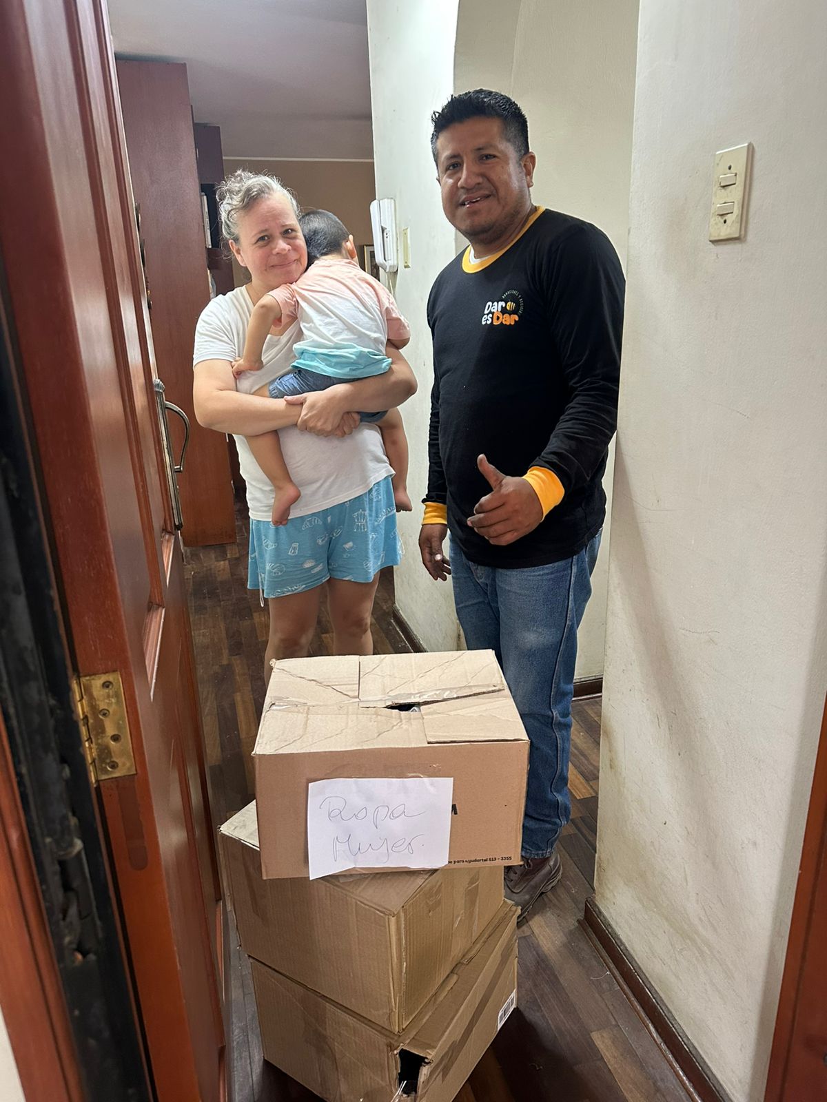 Alimentos para niños del Hogar Santa María