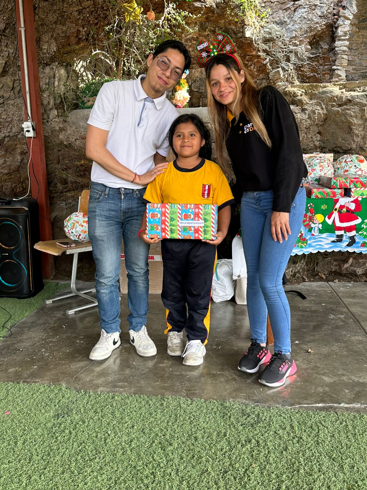 Entrega de juguetes donados